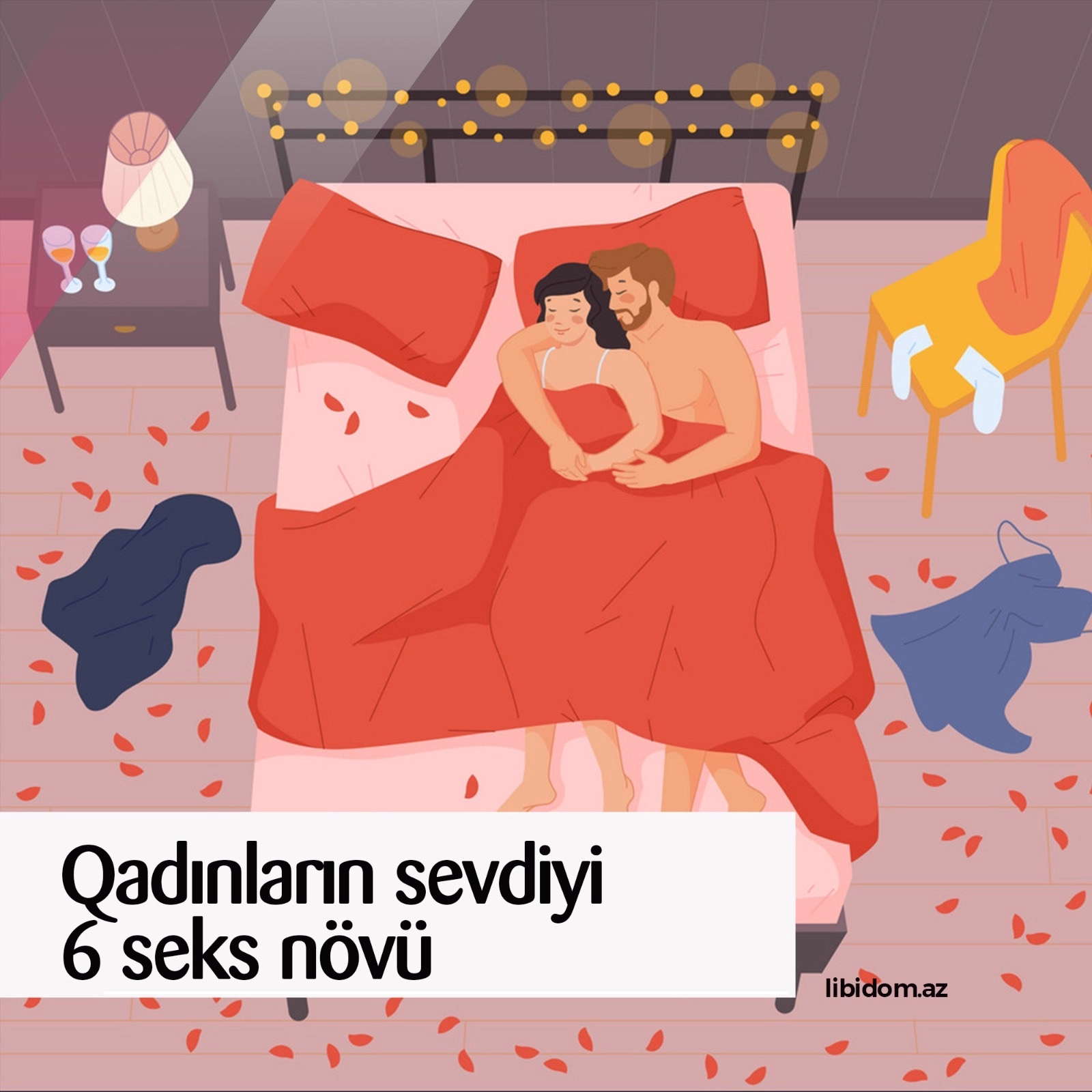 Qadının sevdiyi 6 seks növü