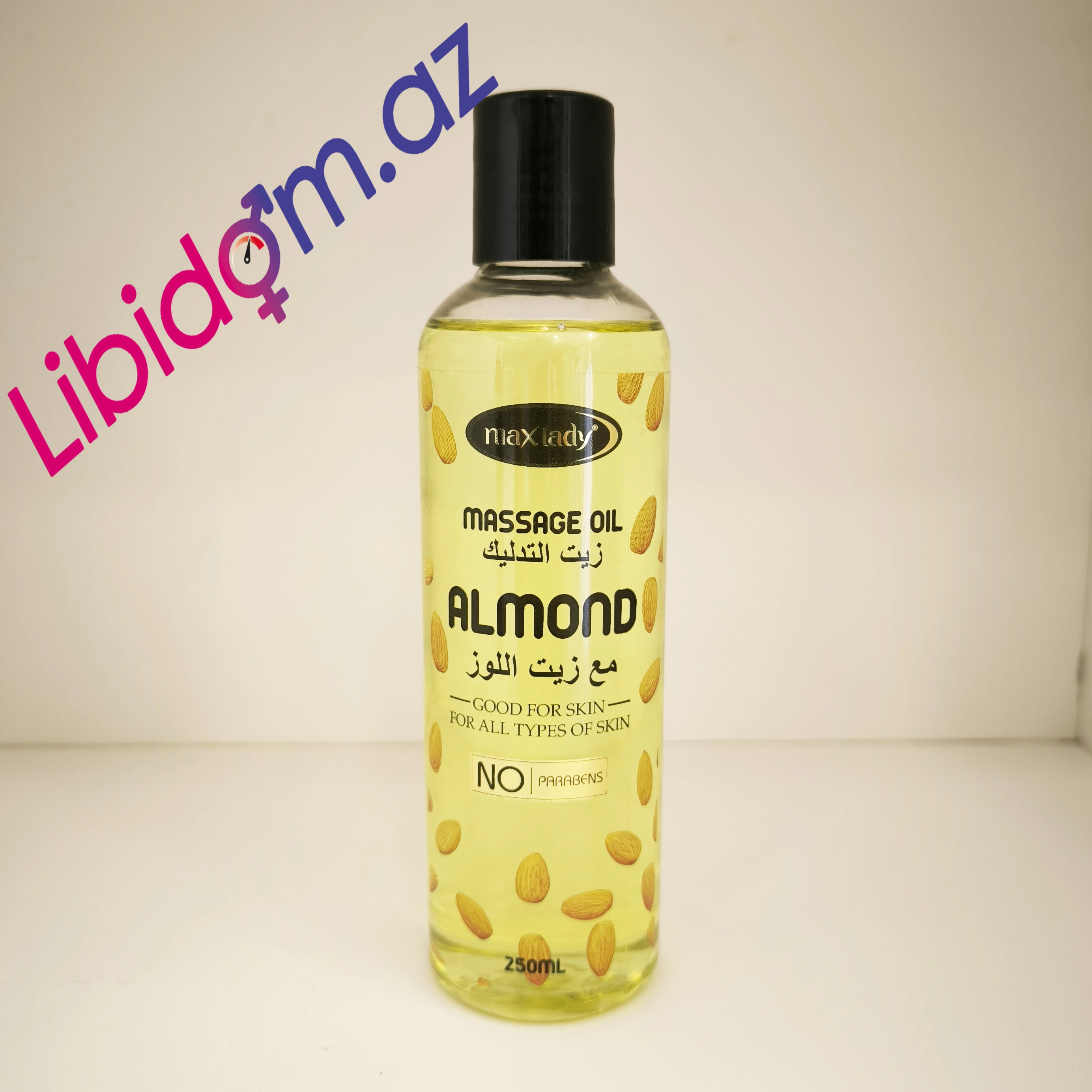 Maxlady Almond massage oil İntim gellər və kremlər