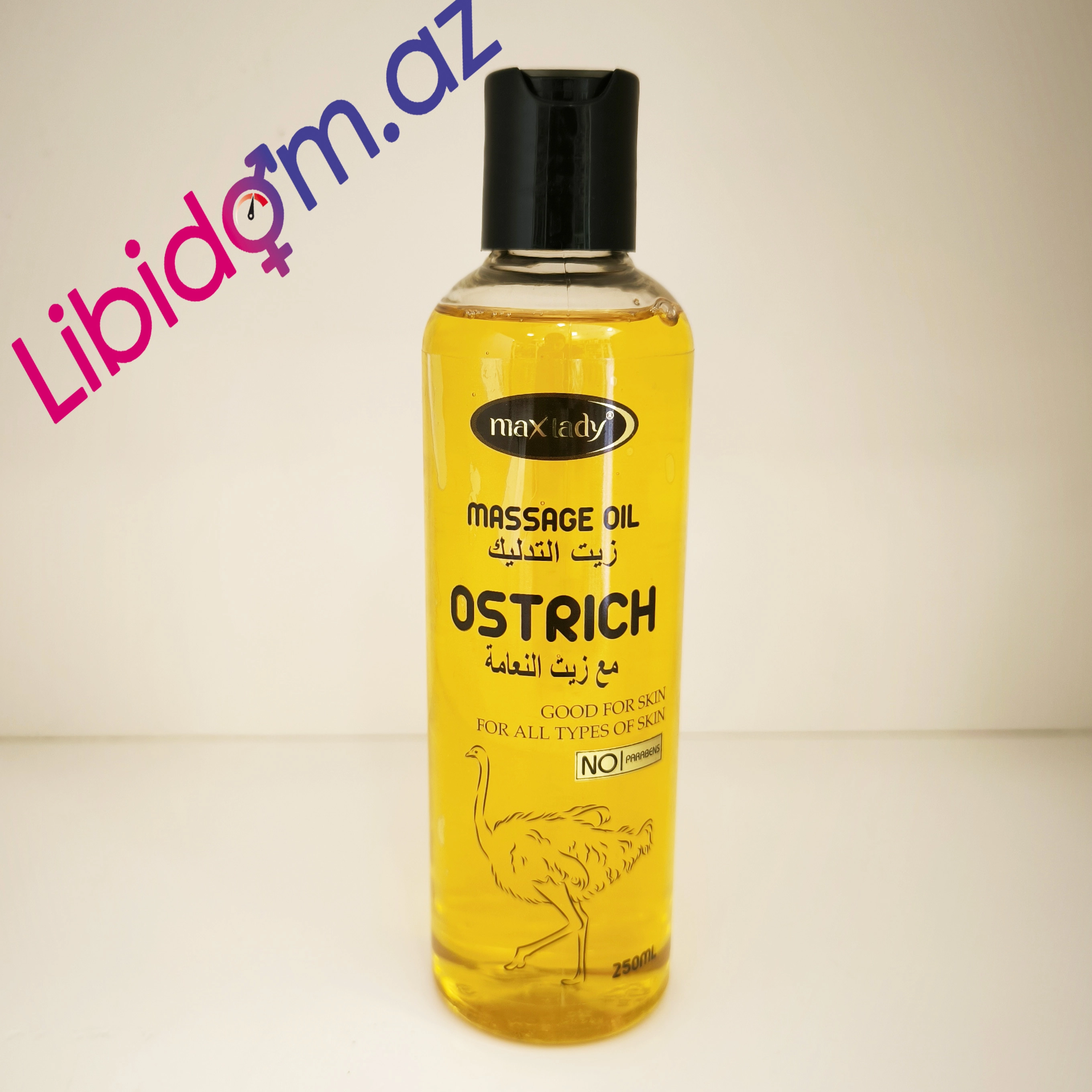 Maxlady Ostrich massage oil İntim gellər və kremlər