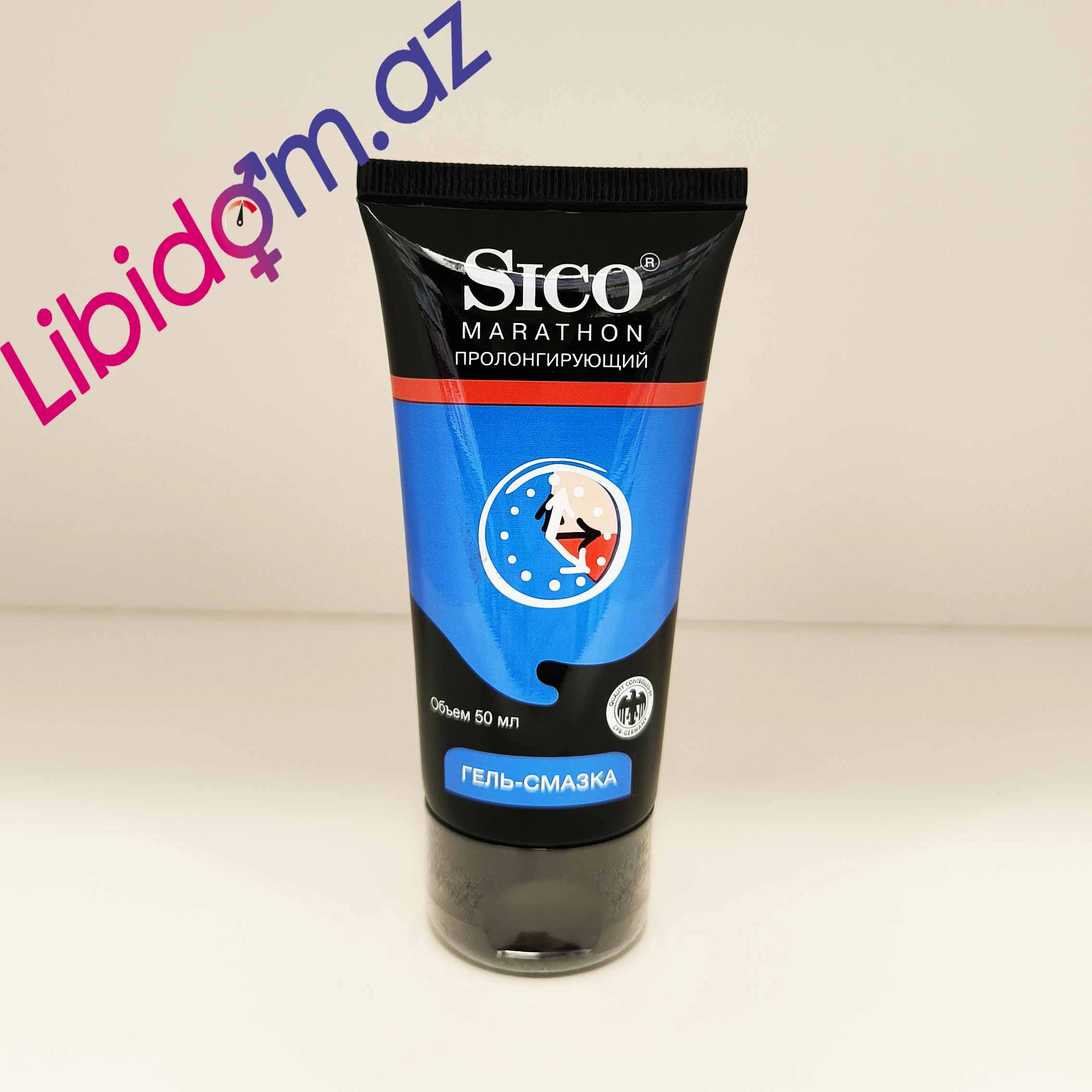 Sico Marathon Gel 50ml - Cinsi Əlaqəni Uzadan Su Əsaslı Gel İntim gellər və kremlər