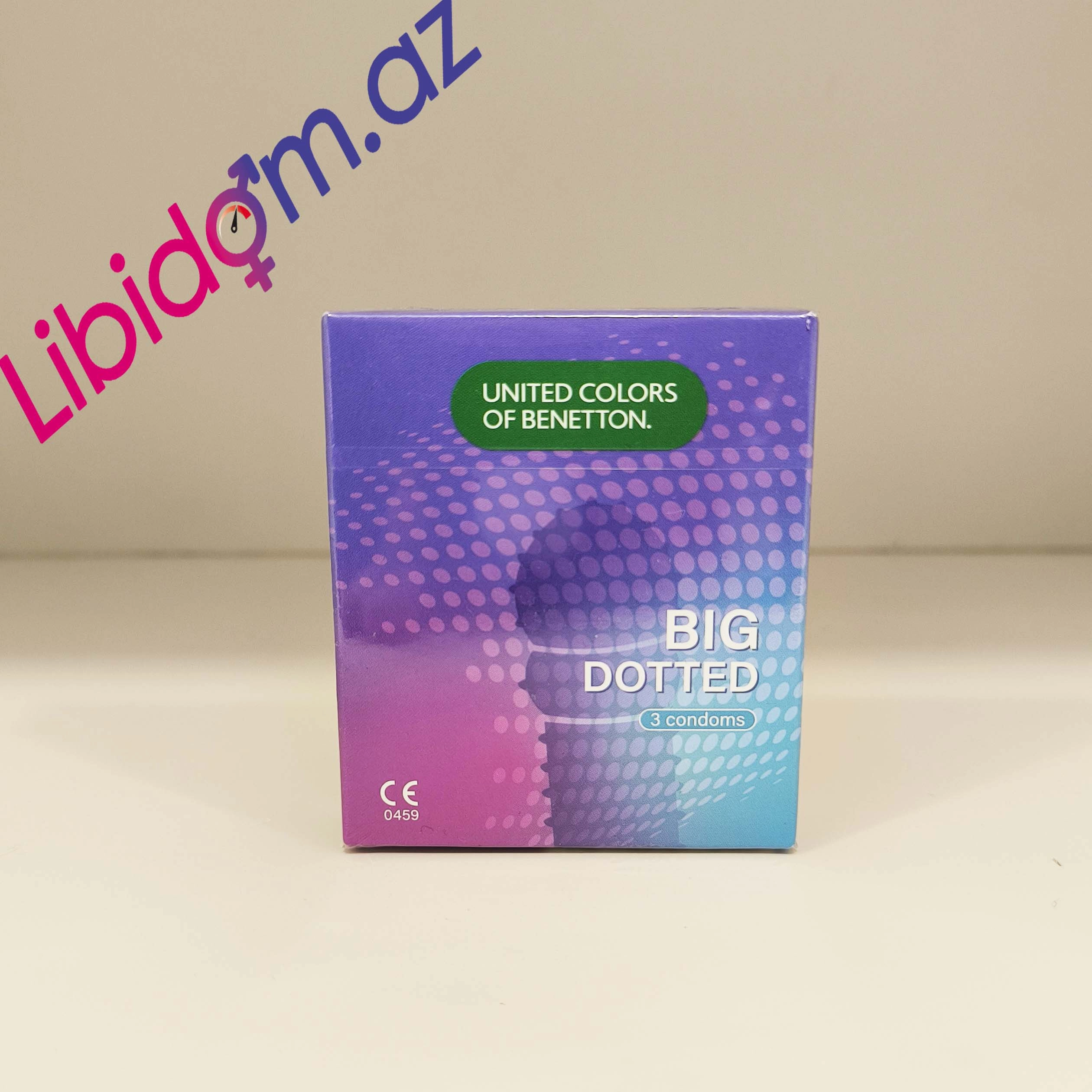 Colors Big Dotted N3 Condom – Təbii Lateksdən Hazırlanmış Tir-Tirli Prezervativlər Qoruyucular