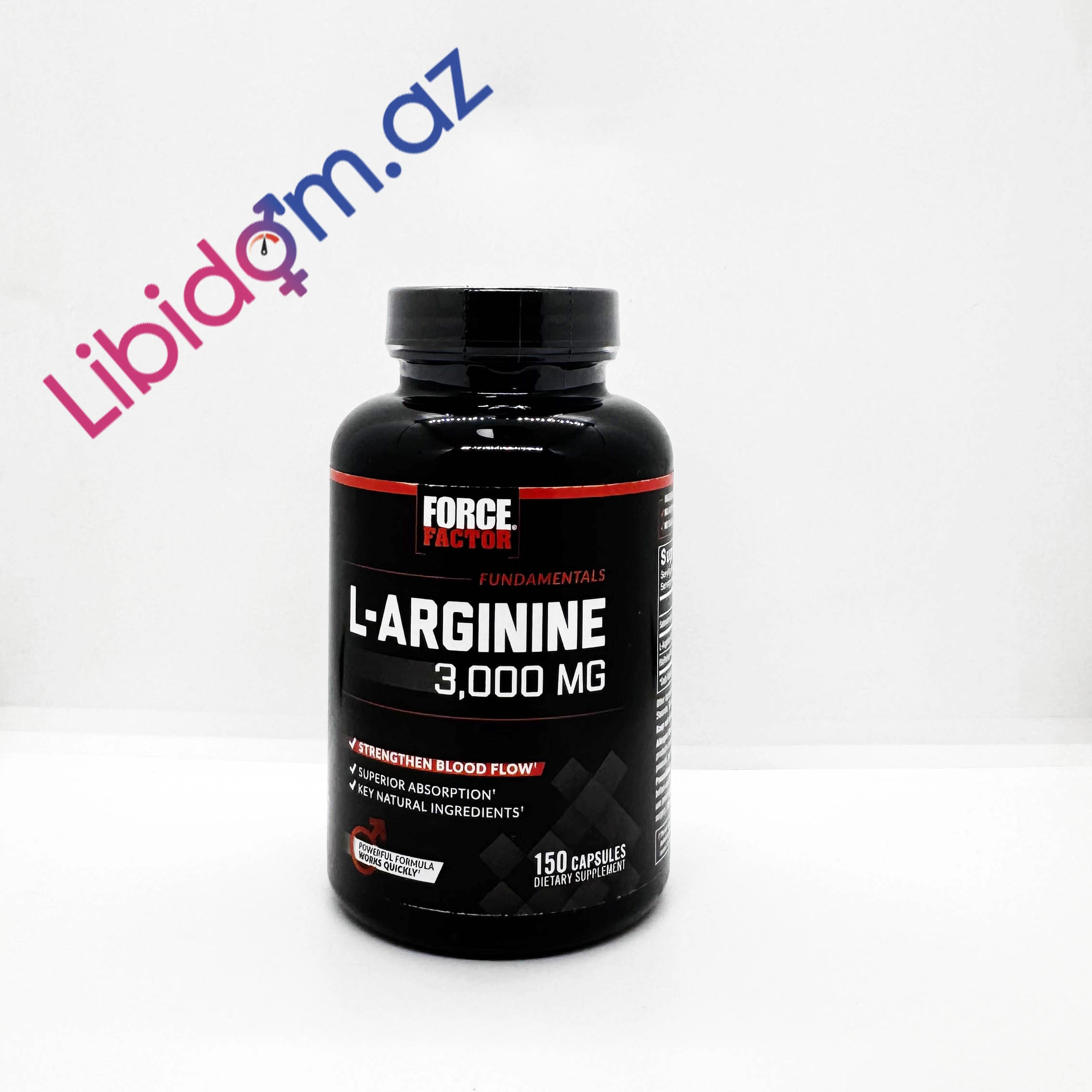 Force Factor L-Arginine 3000 mg Müalicəvi dərmanlar