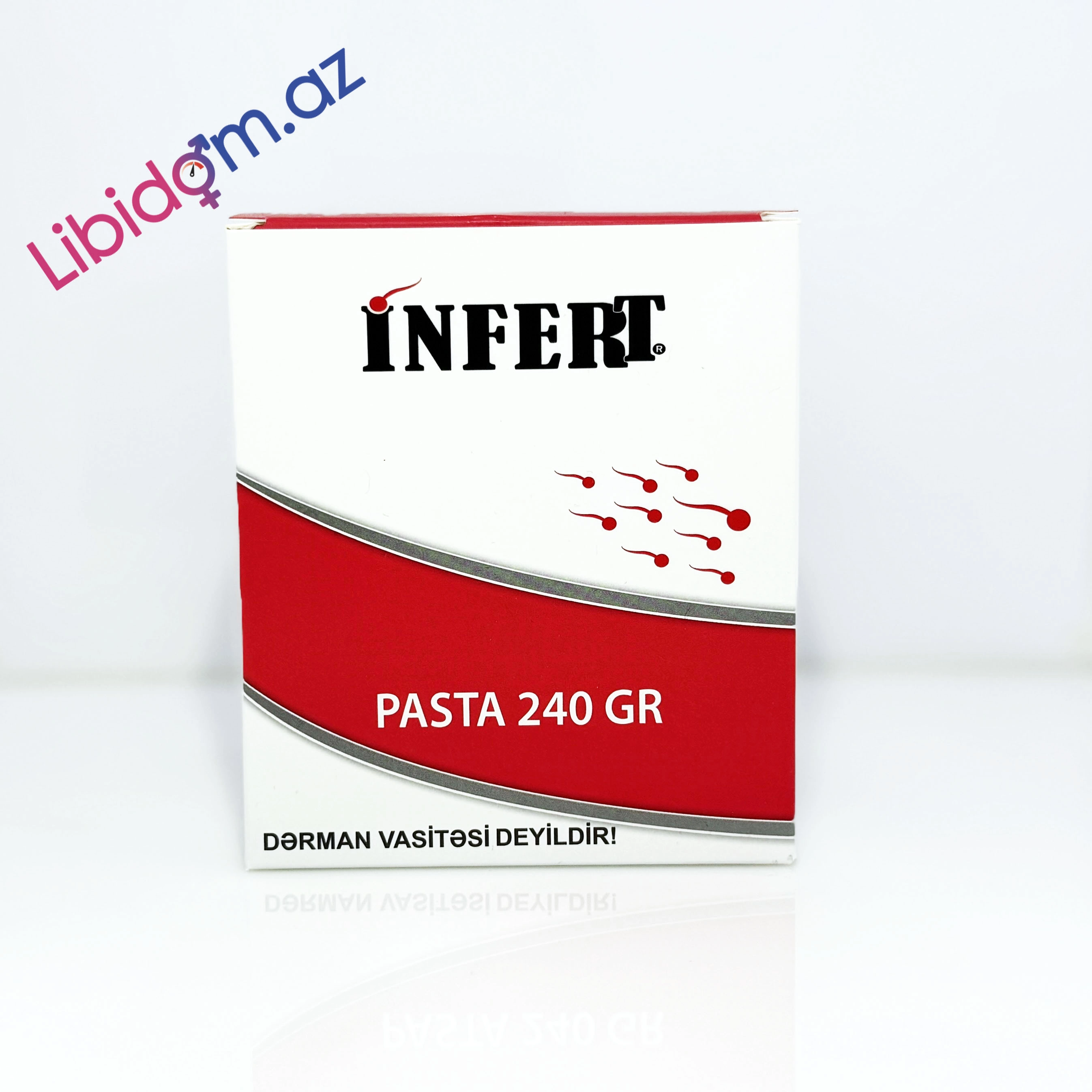 İnfert Macun 240 gr – Təbii Yüksək Təsirə Malik gecikdirici Müalicəvi dərmanlar