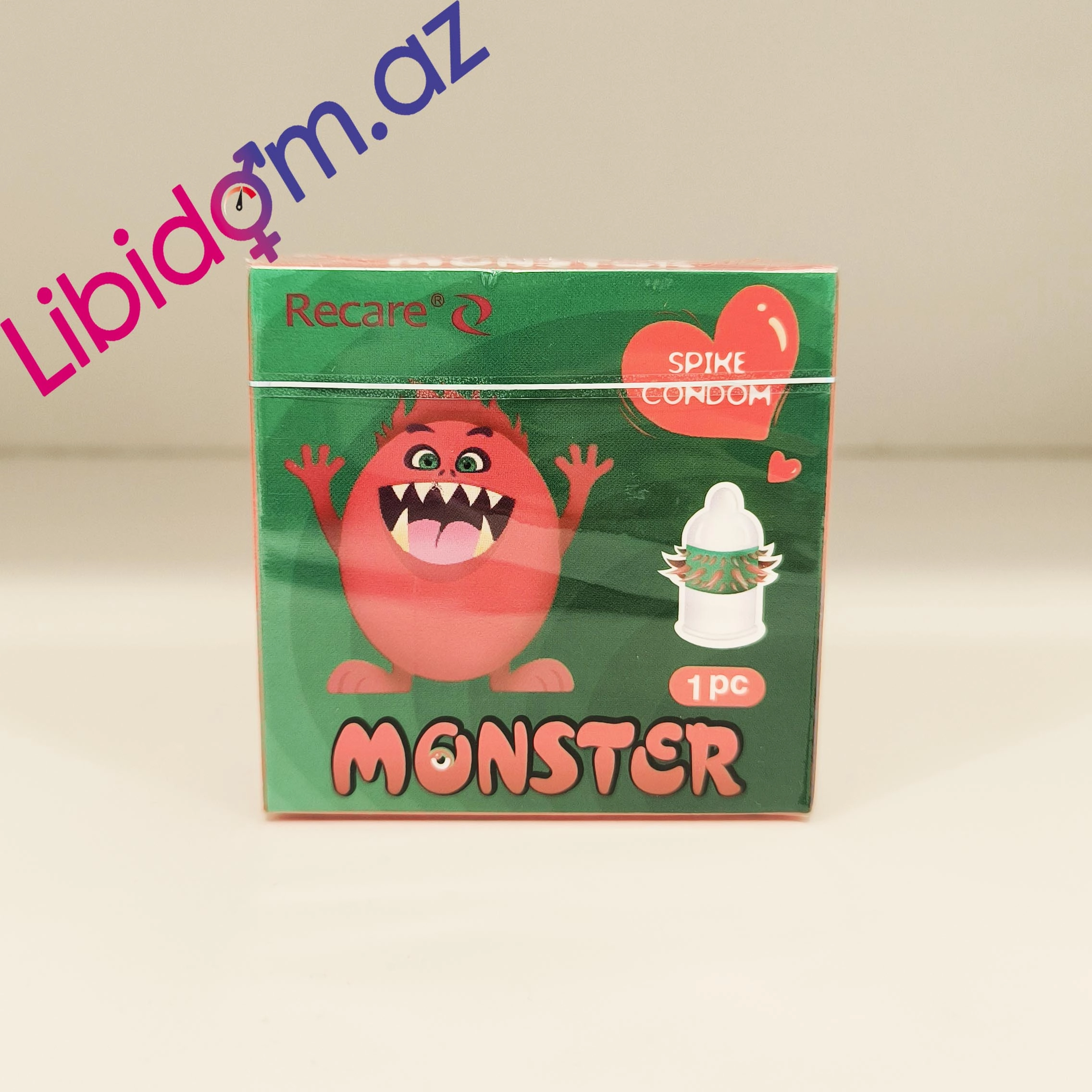 Monster Spike N1 – Cinsi Həzzi Artıran Xüsusi Prezervativ Qoruyucular