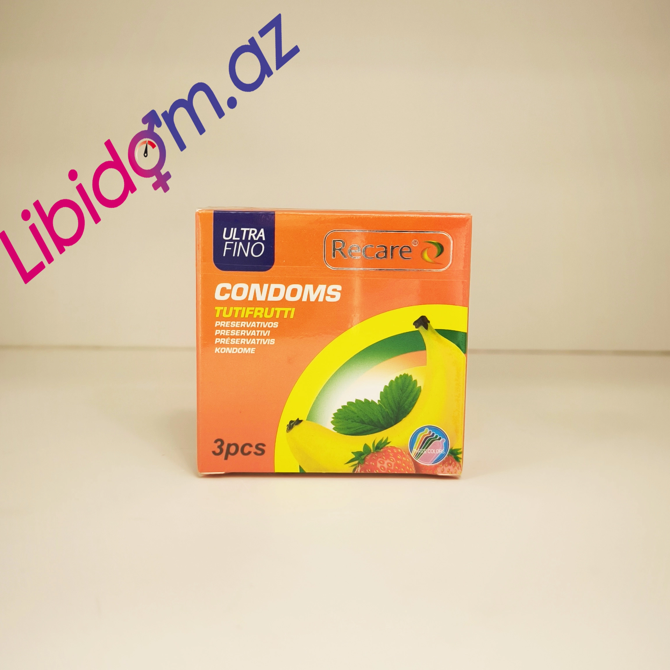 Recare Condoms Tutifrutti N3 Qoruyucular