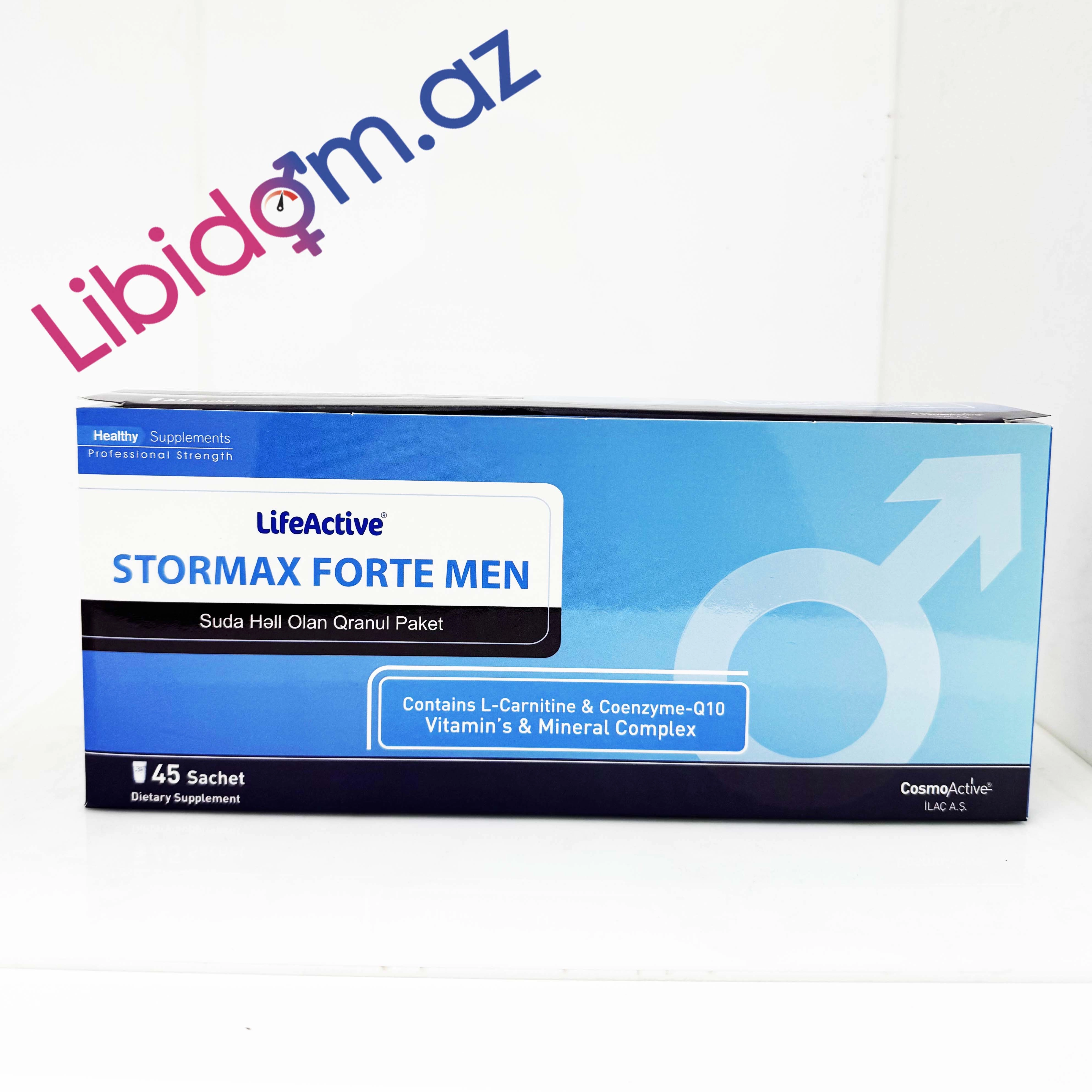 Stormax Forte Men N45 Cinsi istəyi artıran məhsullar / Geciktiricilər