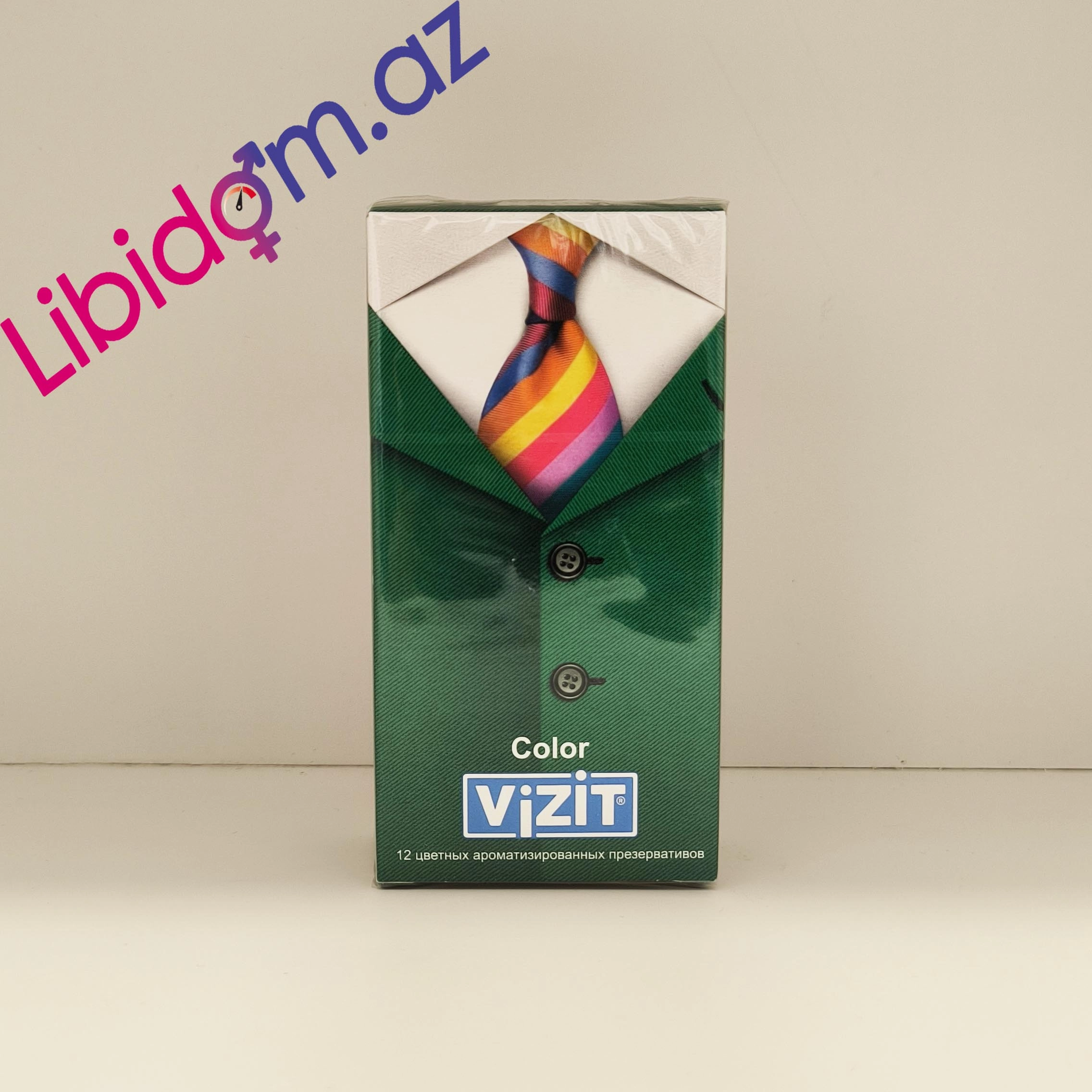 Vizit Color N12 - Hamar, Ətirli və Rəngli Silikon Prezervativlər Qoruyucular
