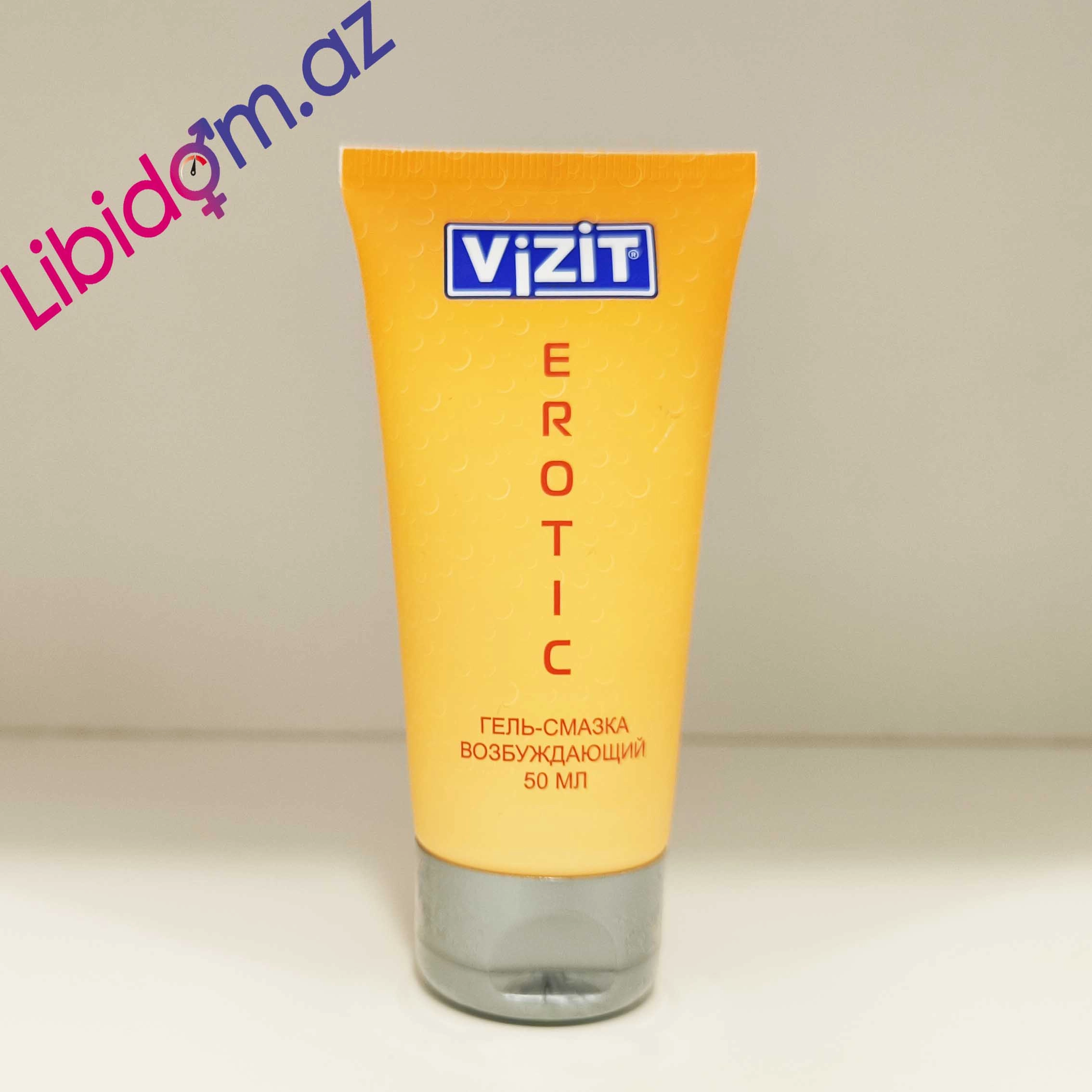 Vizit Erotic İntim Gel 100ml – Şəffaf Su Əsaslı Heyecanverici Gel İntim gellər və kremlər