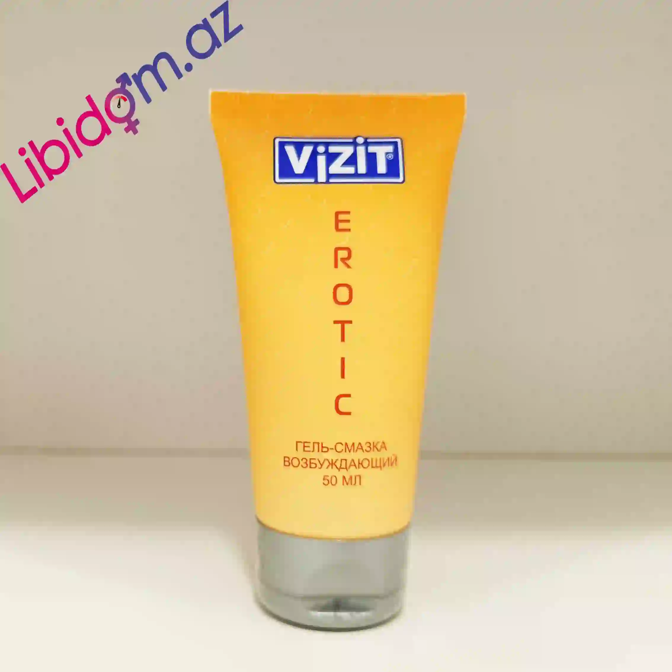 Vizit Erotic İntim Gel 100ml – Şəffaf Su Əsaslı Heyecanverici Gel