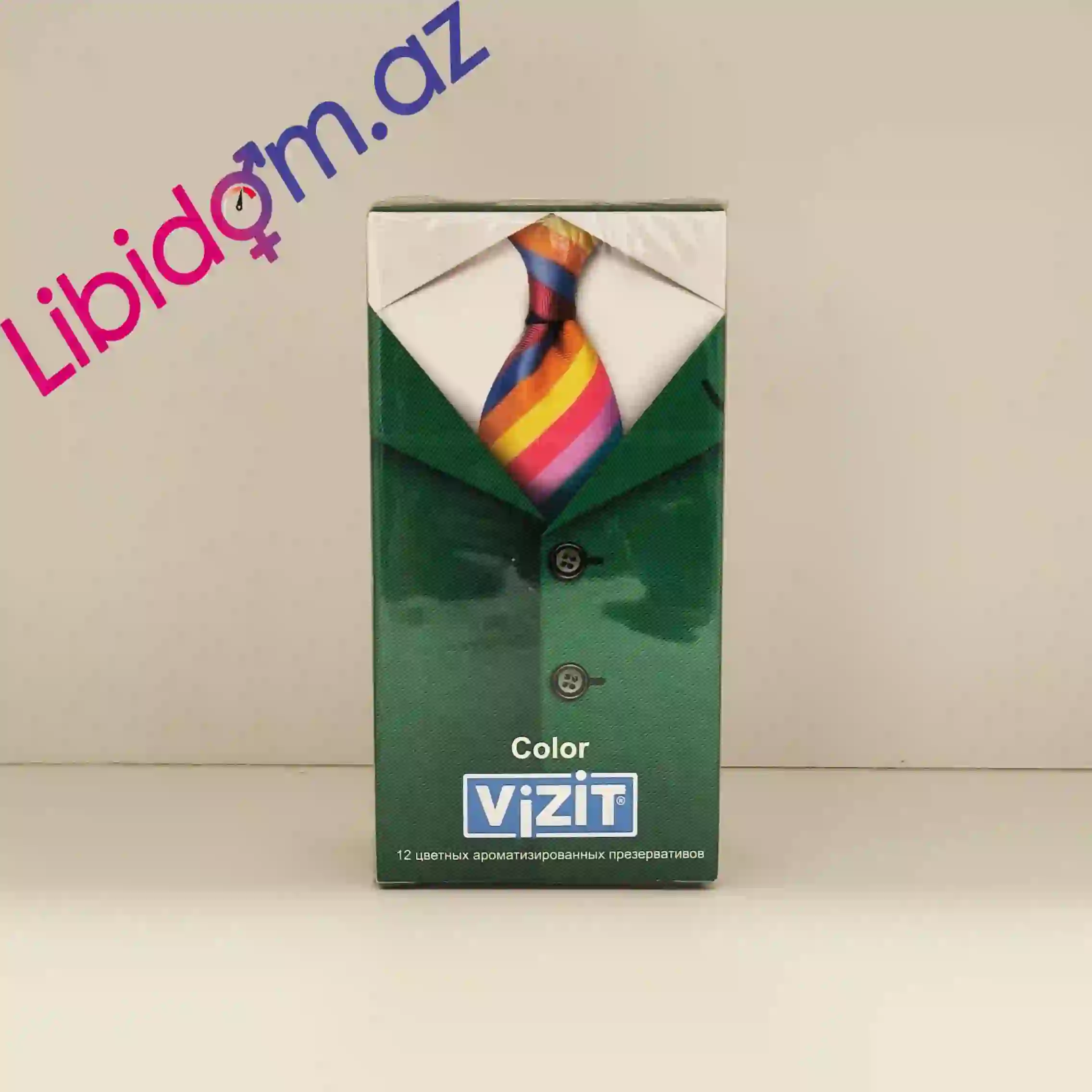 Vizit Color N12 - Hamar, Ətirli və Rəngli Silikon Prezervativlər