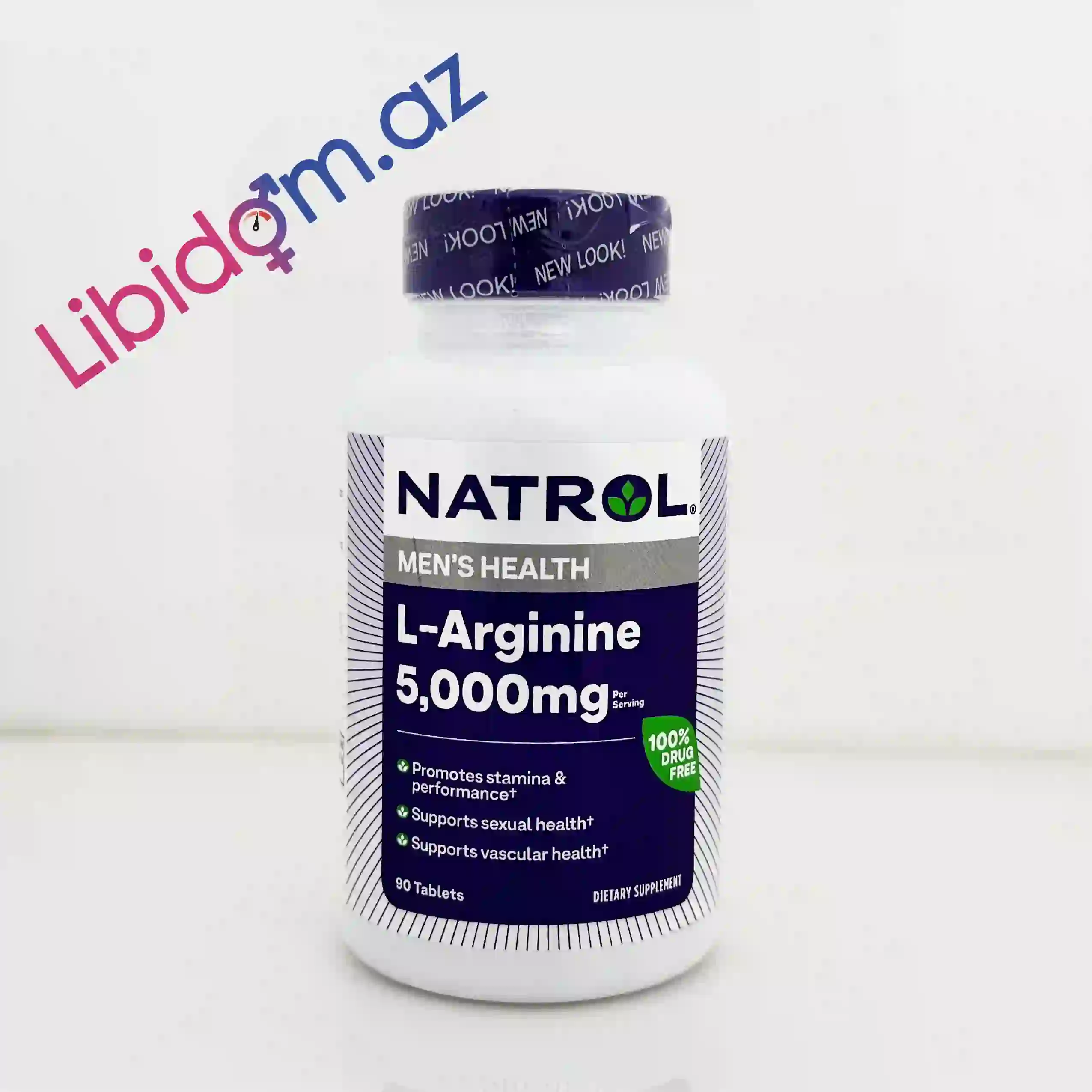 Natrol L-Arginine 5000mg 90 tablets